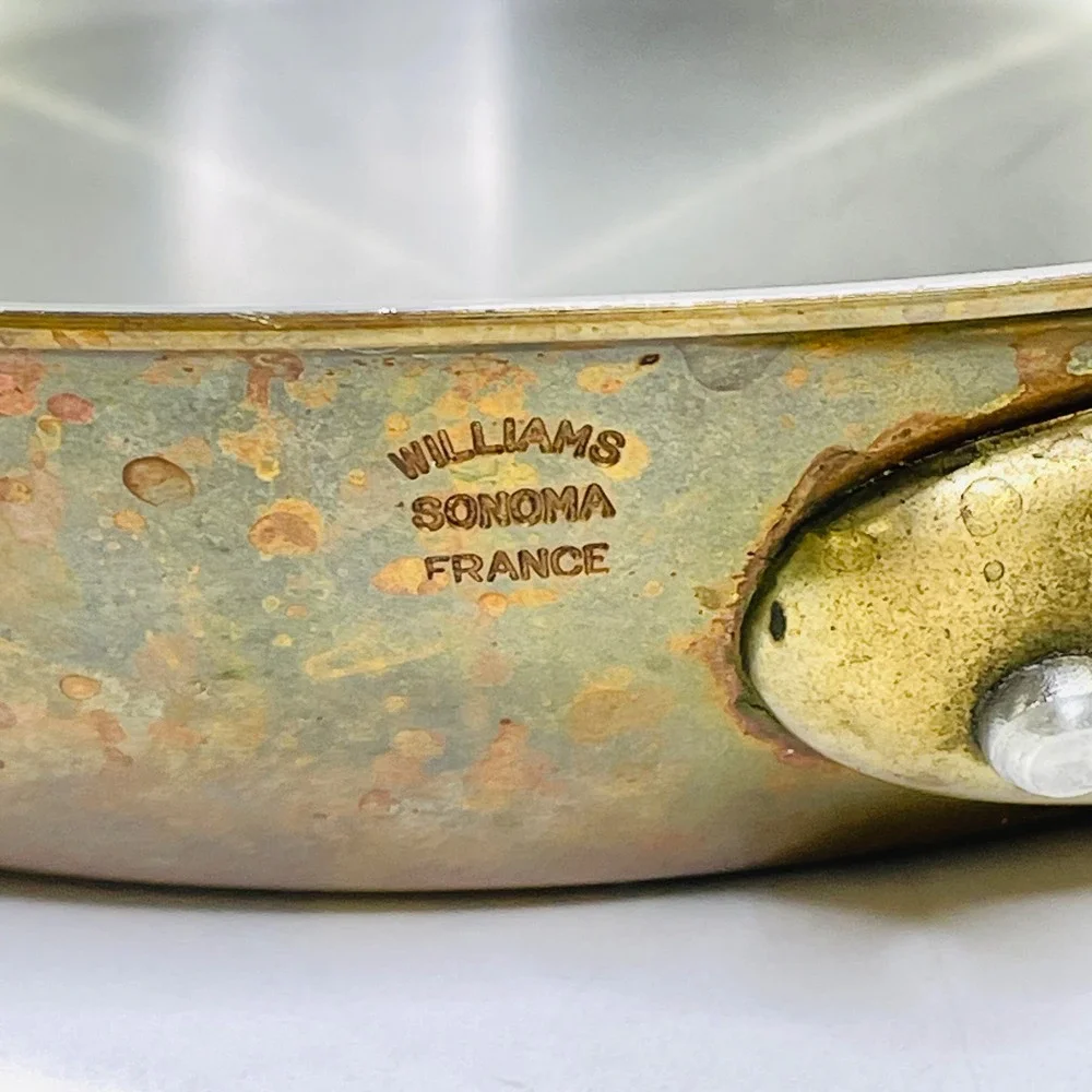 Williams Sonoma France Copper Frying Pan 10.5